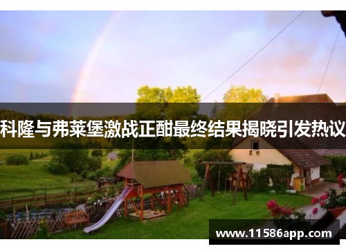 科隆与弗莱堡激战正酣最终结果揭晓引发热议